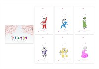 「えいがのおそ松さん5周年記念 春のおそ松さん同窓会～センバツもまたやるよ～」来場者特典のポストカード。