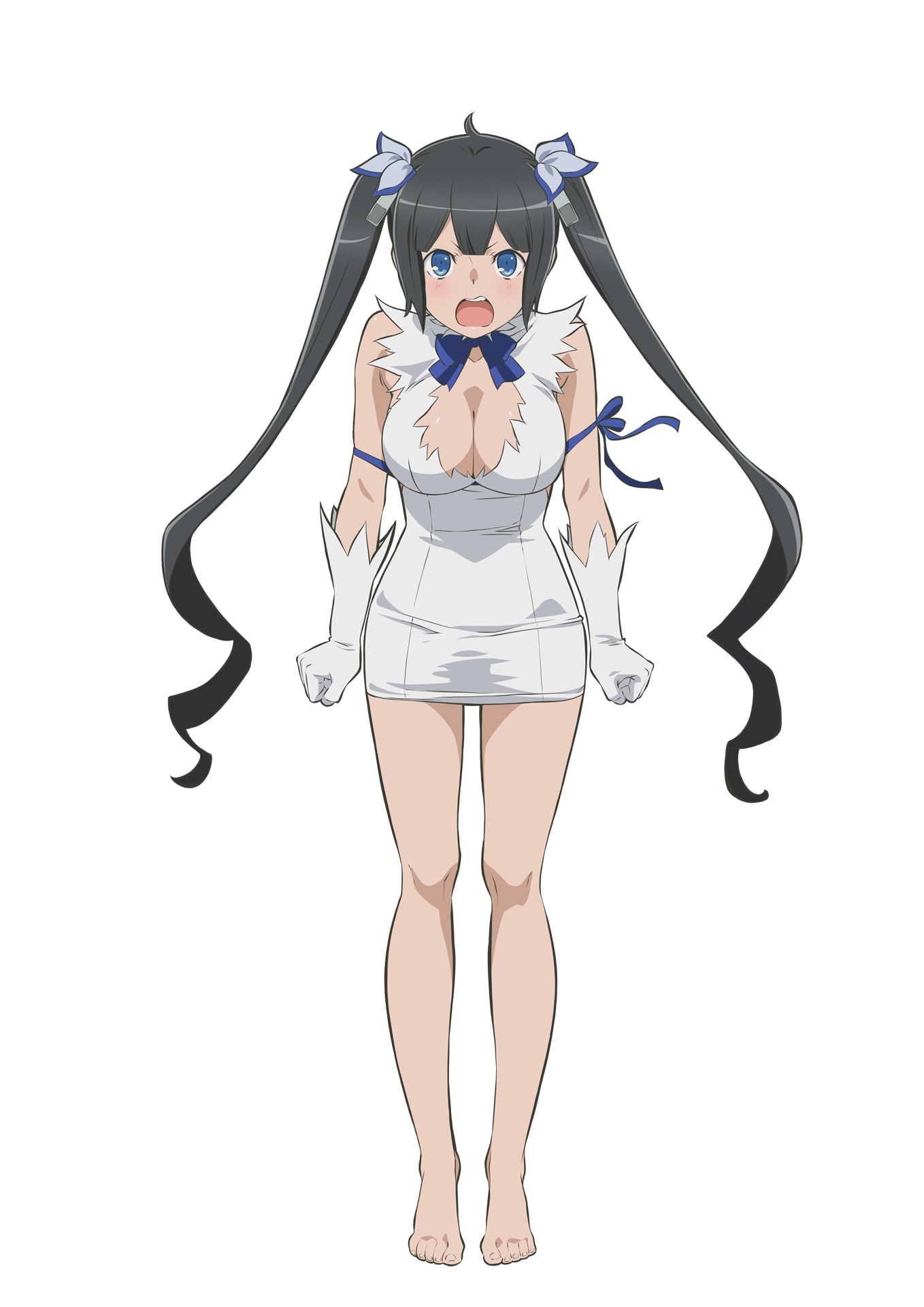 ヘスティア（CV：水瀬いのり）の新たなキャラクタービジュアル。