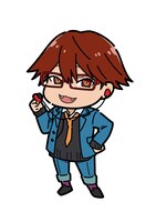 千早瞬平のミニキャライラスト。