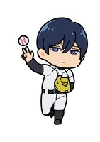 清峰葉流火のミニキャライラスト。