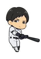 国都英一郎のミニキャライラスト。