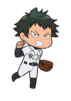 巻田広伸のミニキャライラスト。