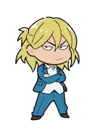 藤堂葵のミニキャライラスト。