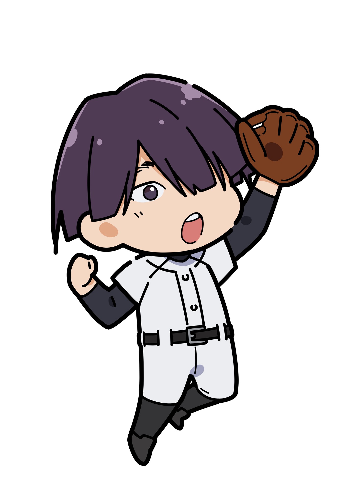 土屋和季のミニキャライラスト。