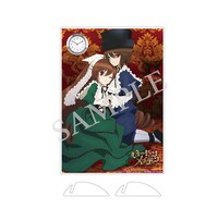 ソフマップ・アニメガ特典のアクリルクロック。