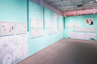 第2章より、「思い、思われ、ふり、ふられ」のエリア。 (c)咲坂伊緒／集英社