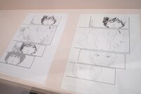 原稿ができあがっていく過程。 (c)咲坂伊緒／集英社