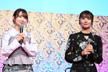 左から大久保瑠美、沼倉愛美。