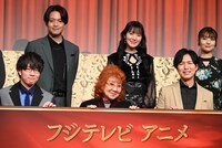 「フジテレビ アニメラインナップ発表会 2024」の様子。