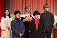 「フジテレビ アニメラインナップ発表会 2024」の様子。