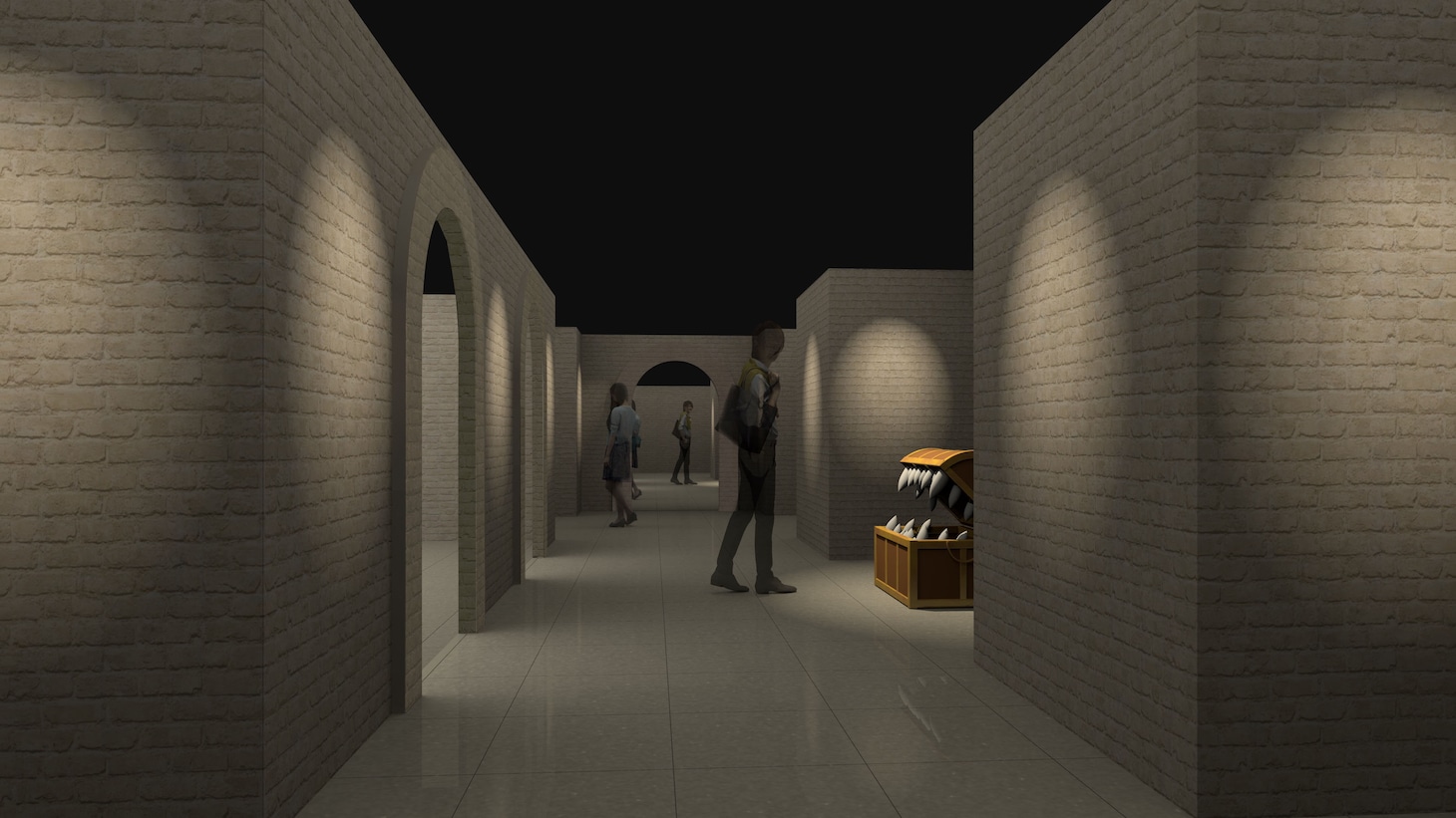 「第4章 一級魔法使い試験」の展示イメージ。