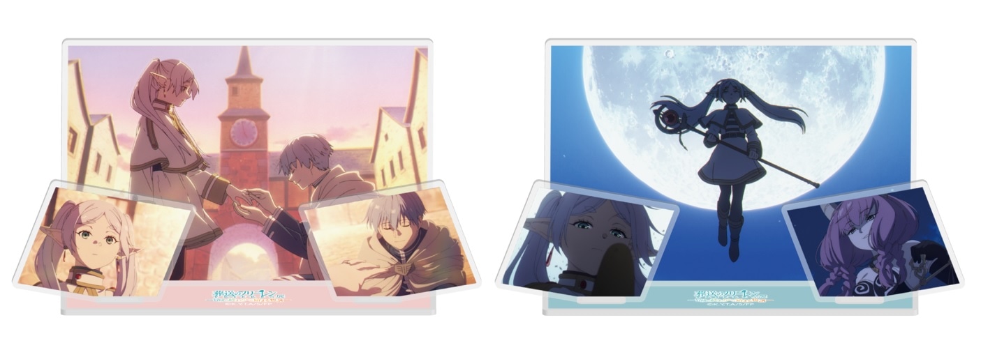 全6種の「名シーンアクリルスタンド」。