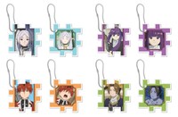 全14種の「ランダムアクリルパズルキーホルダー2個セット」。