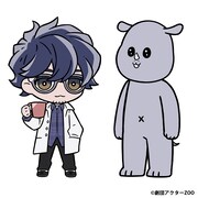 犀川久作（CV：津田健次郎）、サイの着ぐるみ姿の犀川久作。 (c)劇団アクターZOO