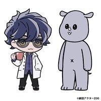 犀川久作（CV：津田健次郎）、サイの着ぐるみ姿の犀川久作。