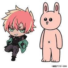 兎堂雄星（CV：下野 紘）、ウサギの着ぐるみ姿の兎堂雄星。 (c)劇団アクターZOO