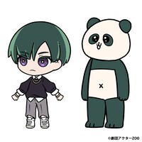 妃隈暉（CV：内山昂輝）、パンダの着ぐるみ姿の妃隈暉。