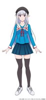 マリー（CV：本渡楓） (c)まきしま鈴木・ホビージャパン／「日本へようこそエルフさん。」製作委員会