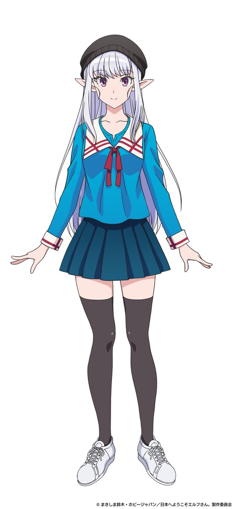 マリー（CV：本渡楓） (c)まきしま鈴木・ホビージャパン／「日本へようこそエルフさん。」製作委員会