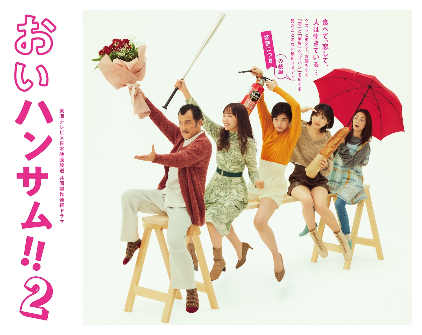 ドラマ「おいハンサム!!2」ポスタービジュアル