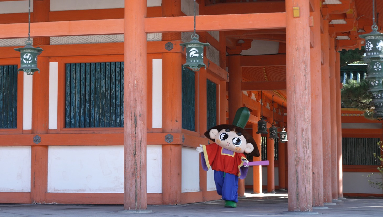 コラボ番組「平安ツアーでおじゃる」の「京都編」より。