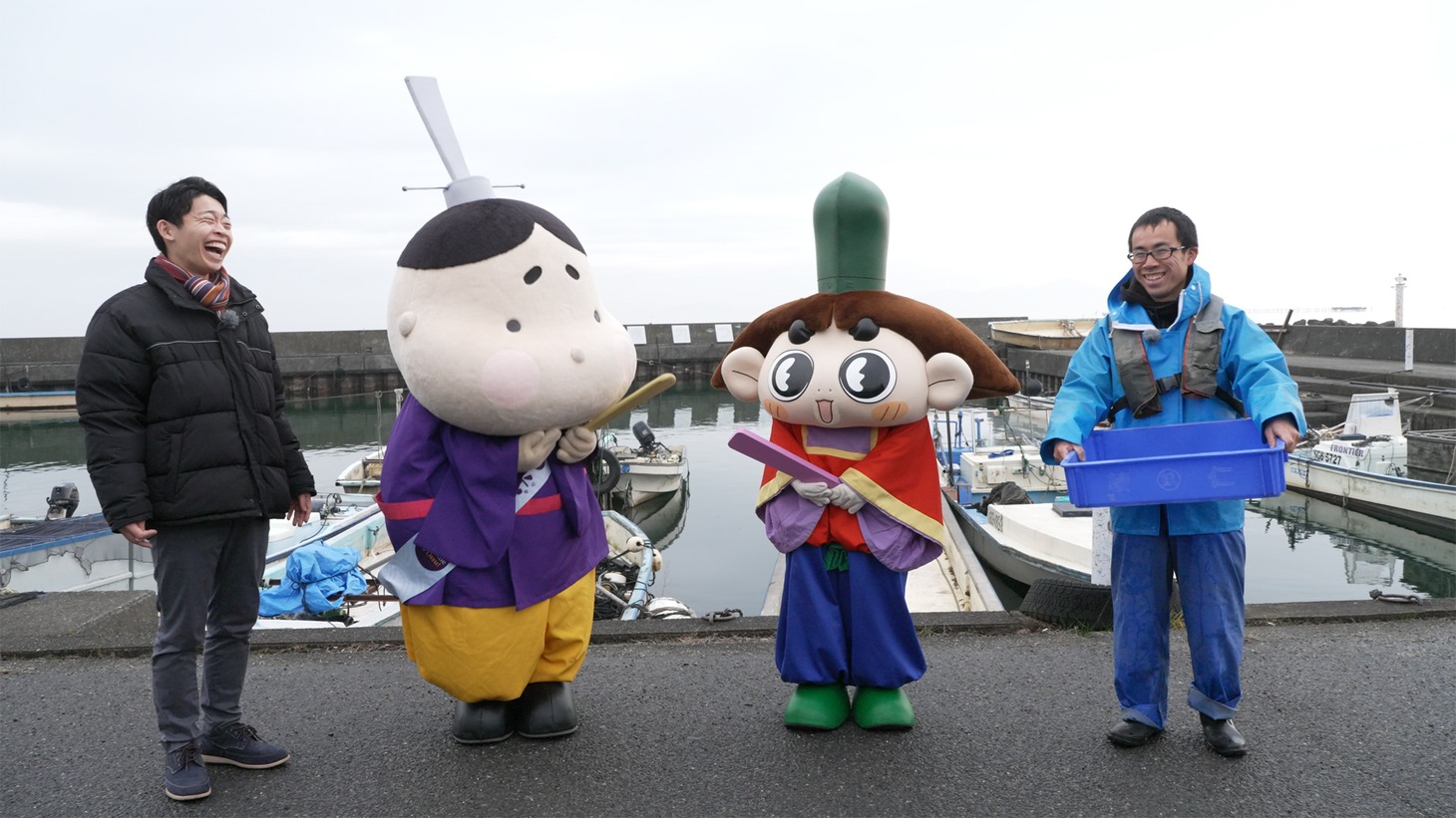 コラボ番組「平安ツアーでおじゃる」の「滋賀編」より。