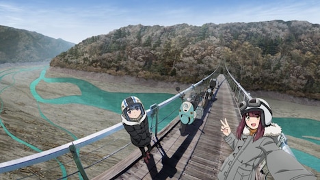 TVアニメ「ゆるキャン△ SEASON3」予告映像より。