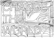 演劇をテーマにした新作「CHANGE THE WORLD（仮）」のネーム。