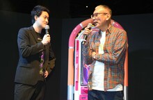 左から粗品、福本伸行。