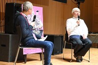 トークイベントの様子。