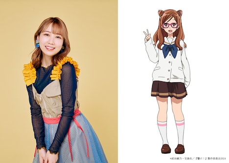 夏川椎菜、新1年生・釜屋すずめ。