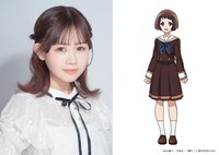 寺澤百花、新1年生・針谷佳穂。