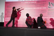 「劇場版ハイキュー!! ゴミ捨て場の決戦」公開御礼音駒舞台挨拶の様子。