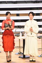 左から福原綾香、釘宮理恵。