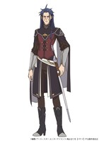 シグ（CV：三木眞一郎）。クレイス王国を守護する【六聖】のうちの1人。「剣士」（ソードマン）最高位の二つ名【剣聖】を授与されており、王都の「剣士」養成所の教官も務めている。 (c)鍋敷/アース・スター エンターテイメント/俺は全てを【パリイ】する製作委員会