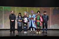 舞台「モノノ怪～座敷童子～」会見の様子。