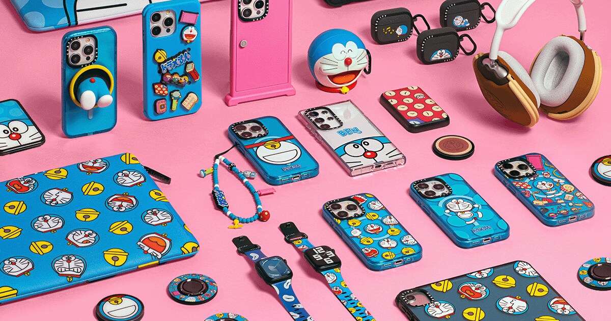 ドラえもん×CASETiFY、どこでもドアのスマホケースやどら焼き 