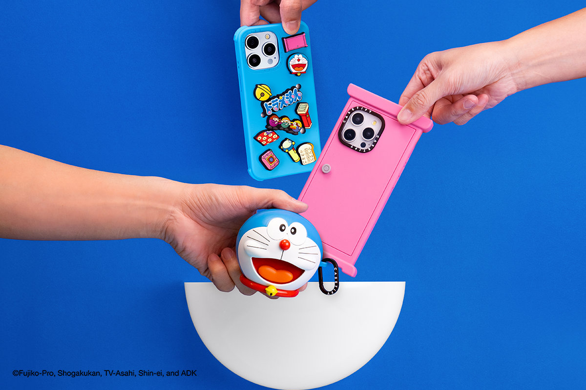 ドラえもん×CASETiFY、どこでもドアのスマホケースやどら焼き
