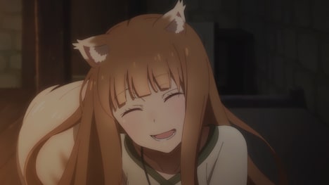 TVアニメ「狼と香辛料 MERCHANT MEETS THE WISE WOLF」本予告の場面カット。