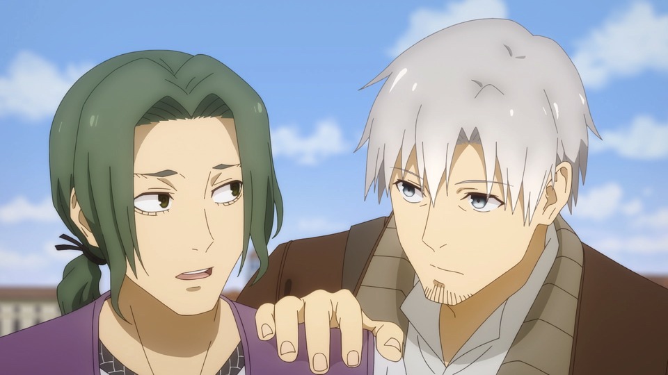 TVアニメ「狼と香辛料 MERCHANT MEETS THE WISE WOLF」本予告の場面カット。