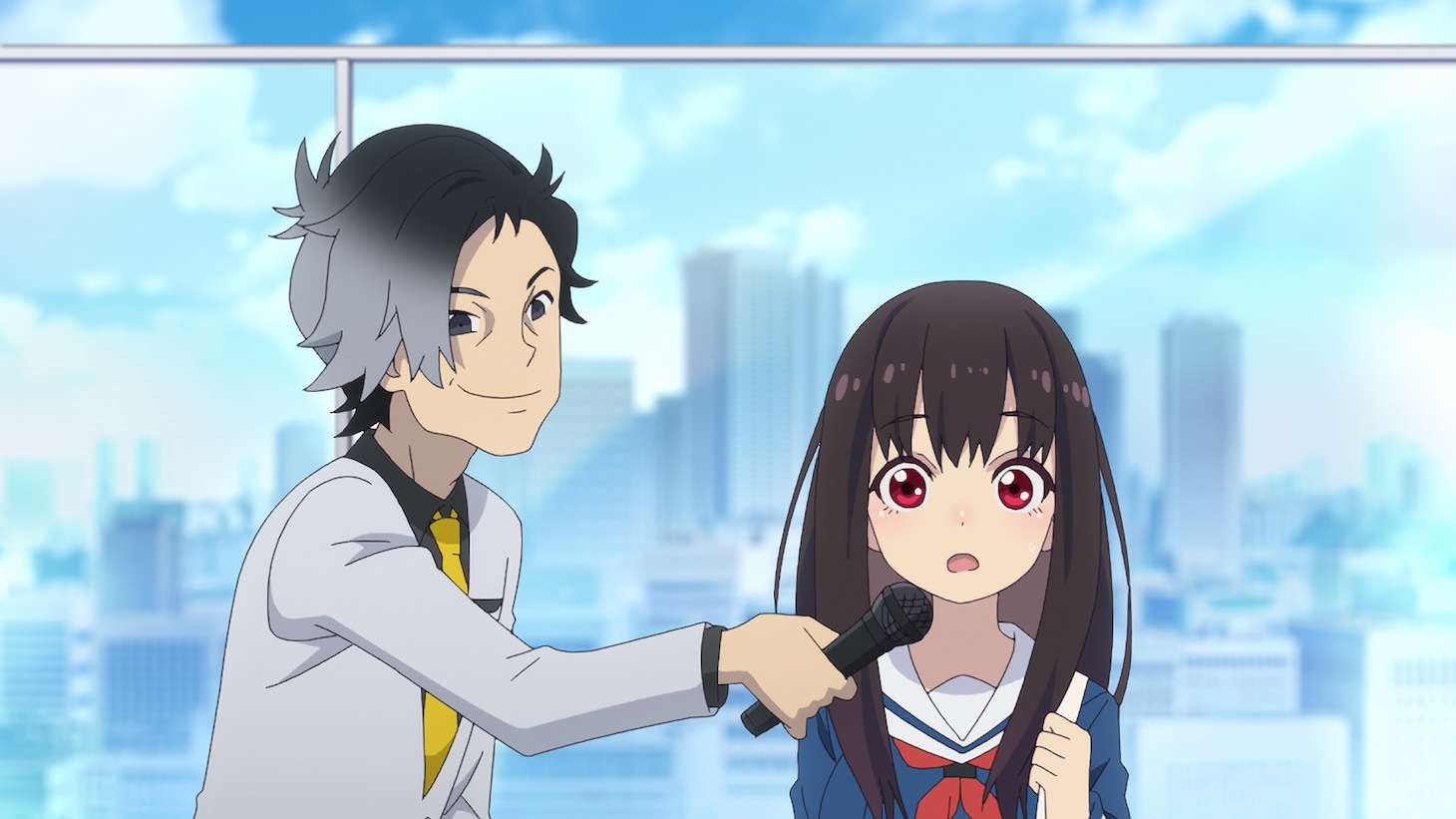 TVアニメ「終末トレインどこへいく？」第1話「ちょっと行ってくる」より。