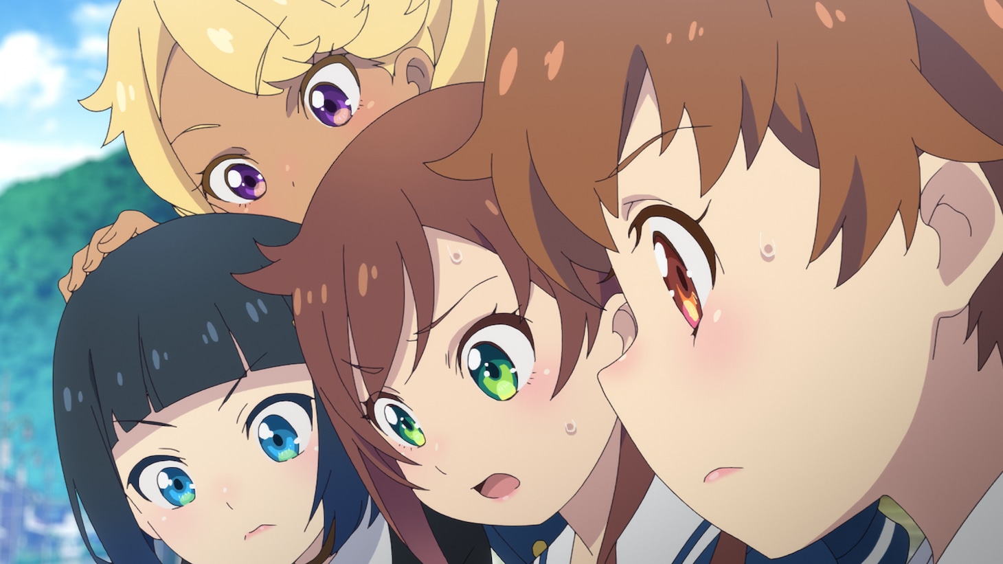 TVアニメ「終末トレインどこへいく？」第1話「ちょっと行ってくる」より。