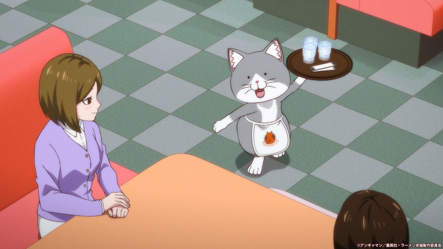 TVアニメ「ラーメン赤猫」本PVより。(c)アンギャマン／集英社・ラーメン赤猫製作委員会