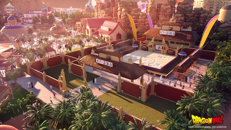 「ドラゴンボール」テーマパークイメージスケッチ。(c)バード・スタジオ/集英社・東映アニメーション