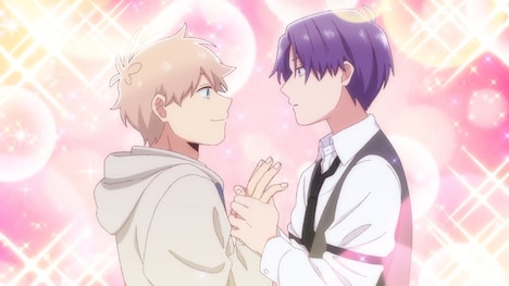 TVアニメ「合コンに行ったら女がいなかった話」PV第1弾の場面カット。 (c)蒼川なな／SQUARE ENIX・「合コンに行ったら女がいなかった話」製作委員会