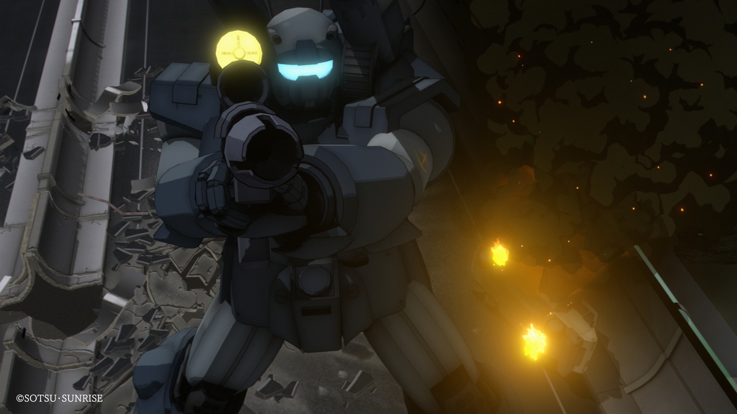 「機動戦士ガンダム: 銀灰（ぎんかい）の幻影」ティザーPVより。
