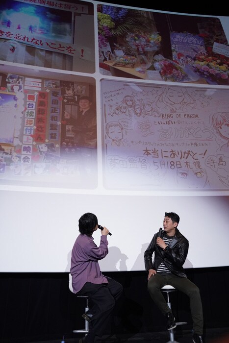 ディノスシネマズ札幌劇場の思い出を振り返る2人。