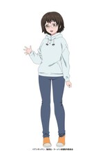 社珠子（CV：折原くるみ）
皿洗い・ブラッシング担当。猫より犬派。店員で唯一の「人間」。(c)アンギャマン／集英社・ラーメン赤猫製作委員会