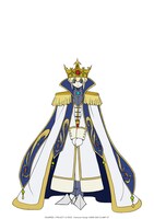 カリス・アル・ブリタニア（CV：市ノ瀬加那）。ネオ・ブリタニア帝国の第100代皇帝。ノーランドらアインベルクの騎士たちとともに旧ホッカイドウブロックを占領し、この地に暮らしていた日本人たちを支配している。 (c)SUNRISE／PROJECT G-ROZE　Character Design (c)2006-2024 CLAMP・ST