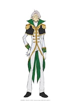 クリストフ（CV：吉野裕行）。アインベルクのシュヴァルツリッター「黒のルーク（シュヴァルツ・ルーク）」。狡猾で飄々としながらも戦闘・戦術面に優れ、研究者としての一面も持つ。ノーランドとの付き合いが最も長い。 (c)SUNRISE／PROJECT G-ROZE　Character Design (c)2006-2024 CLAMP・ST